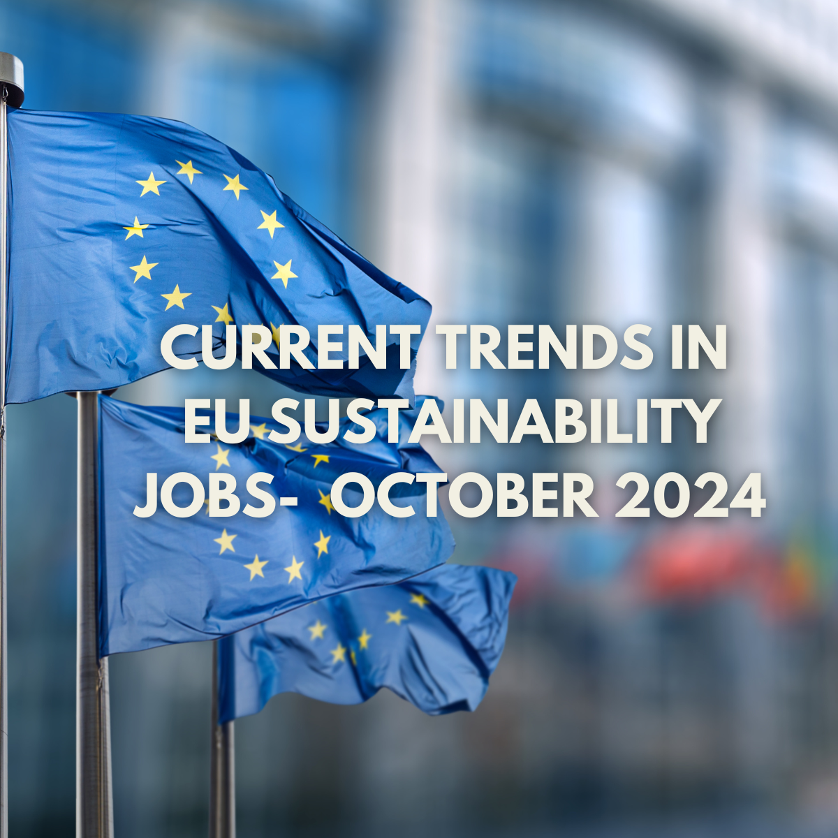 Current Trends in EU Sustainability Jobs – October 2024