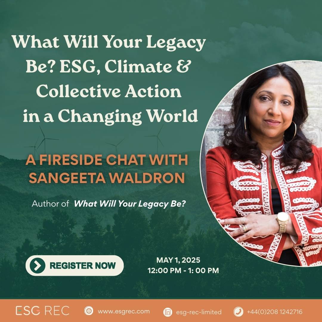 What Will Your Legacy Be? ESG, Climate & Collective Action in a Changing World